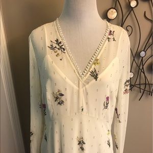 Rachel Roy boho long sleeve dress